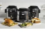 Ninja - Ol650eu Foodi Max 12-in-1 Smartlid Multikocher Edelstahl/schwarz Multicooker