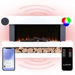 Klarstein - Studio Light & Fire 3 Smart Kamin 1000/2000w Mdf Wifi-steuerung