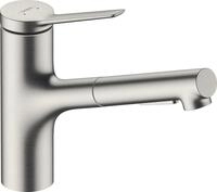 Zesis M33 - Sp&uuml;ltischarmatur 150, Mit Ausziehbarem Brause, Sbox Lite, Design