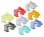 86420 Rj45 Reparatur Clip Starter Set 86420 8-farbig 16 St. - Delock