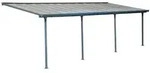 Palram - Canopia Aluminium Terrassen&uuml;berdachung Feria Anthrazit 295x730x305 Cm