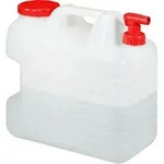Relaxdays Wasserkanister Mit Hahn, Schraubdeckel, Trinkwasserkanister Camping, 20l