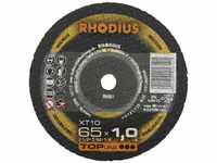 Rhodius XT10 mini, 25 Stück, 65 x 2,0 x 6,00 mm, Trennscheibe