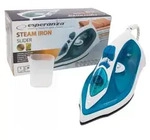 Ehi002 Dampfb&uuml;geleisen Keramiksohle Blau, White 2200 Watt - Esperanza