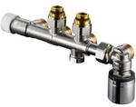 Oventrop - Multiblock T-rtl Hahnblock Mit Rtl-ventil Zweirohr 1/2''ag X 3/4''ag Eck