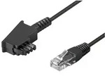 Dsl-/vdsl-routerkabel, Kupferleiter (cu), Tae-f-stecker Rj45-stecker (8p2c).