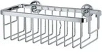 Aluxx Duschkorb, Aluminium, Verchromt, Garantiert Rostfrei, Inkl. Klebel&ouml;sung,