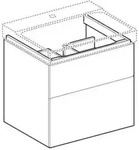 Geberit Xeno 2 Waschtischunterschrank 580x530x462mm, 2