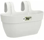 Elho&reg; Vibia Campana Easy Pflanzgef&auml;&szlig; M Seidenwei&szlig; Zum Einh&auml;ngen -...
