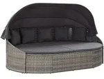 Teenpull &ndash; Outdoor-loungebett Mit Dach Grau