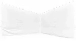 Seitenteile Zu Pavillon Berlino 3x3 M, Wei&szlig;, 2er Set Bezug Aus Polyester, 160g/m2 In