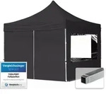 House Of Tents - 3x3 M Faltpavillon, Economy Alu 32mm, Seitenteile Mit