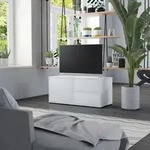 Tv-schrank Wei&szlig; 80x34x36 Cm Holzwerkstoff Vidaxl