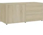 Vidaxl - Tv-schrank Sonoma-eiche 80x34x36 Cm Holzwerkstoff