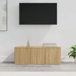 Vidaxl - Tv-schrank Sonoma-eiche 80x34x30 Cm Holzwerkstoff