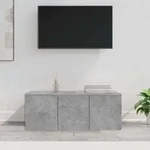 Vidaxl Tv Cabinet Concrete Grey 80x34x30 Cm Engineered Wood