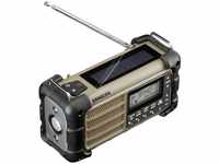 Braun - Sangean MMR-99 Outdoorradio ukw Notfallradio, Bluetooth® Solarpanel,