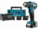 Bohrschrauber 12 V Cxt Li-ion 2 Ah &Oslash; 10 Mm (3 Batterien) Makita Df333dnx10