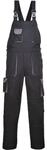 Portwest Arbeitslatzhose 40+ Upf Gewebe Xl Schwarz