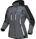 Leibw&auml;chter Sommer-softshelljacke Damen Flxds Gr. 52 Grau/schwarz