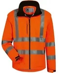 Gr .xl (58/60) Tyler Warnschutz-softshelljacke Orange Tyler High Vis Softshe