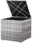 Polyrattan Auflagenbox Kissenbox Gartenbox Lounge 75x75x70 Cm Wasserdicht Innentasche