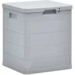 Garten-aufbewahrungsbox 90 L Hellgrau - Vidaxl