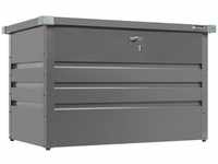 Grauer Metall Gartenbox Container 100x61x62 cm Zipper zi-gab100an