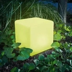 Solarkugel F&uuml;r Den Garten Multicolor Smart Cube Wetterfest 106100 - Esotec