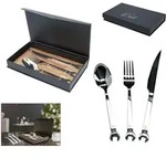 Ks Tools 11100 Besteck-garnitur 3er Set Edelstahl Silber 11100 3teilig