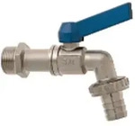 Geka Kugelauslaufventil Ms Vn.griff Blau, 1/2",sb Mit Blauem Griff