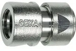 Geka - Plus-schlauchst&uuml;ck St-sys.,ms, 1/2', 13mm,sb M. Spannmutter Plus