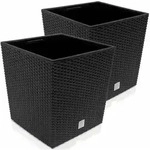 Markenartikel - Deuba&reg; Blumentopf 35/64l Innentopf Mit Griffen Wetterfest