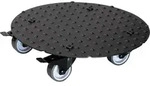 Pflanzenroller 'alaska', Tragkraft 150 Kg, Anthrazit, Alu, 7 X 30 X 30 Cm