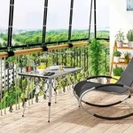 Campingtisch Klapptisch Aus Alu Gartentisch Balkontisch Reisetisch...