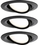 Paulmann 93080 Set Nova Plus Led-einbauleuchte Led 18 W Schwarz