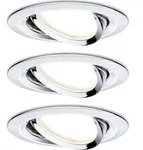 93488 Nova Einbauleuchte 3er Set Led Led 18 W Chrom (gl&auml;nzend) - Paulmann