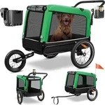 Hundeanh&auml;nger Boxer 3-in-1 Hundebuggy & Jogger Fahrradanh&auml;nger Gro&szlig; Ca. 240...