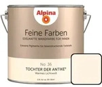 Feine Farben No. 36 Tochter Der Antike 2,5 L Warmes Lichtwei&szlig; Edelmatt Wandfarbe -