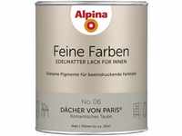 Feine Farben Lack No. 06 Dächer von Paris taupe edelmatt 750 ml Buntlacke - Alpina