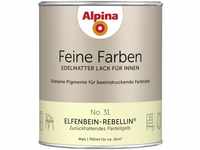 Feine Farben Lack No. 31 Elfenbein-Rebellin pastellgelb edelmatt 750 ml Buntlacke -