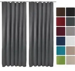2er Set Kr&auml;uselband Amelie Nora Blackout 140x245cm Anthrazit