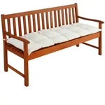 Bankauflage Sitzkissen Polyester Visko-effekt 145x45cm Sitzpolster Gartenbank Bank