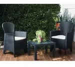 Ipae Progarden - Outdoor-lounge-set Foggia, Gartengarnitur Mit 2 Sesseln Und 1
