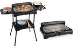 Princess - 2in1 Standgrill Mit Ablage & Elektro Tischgrill 40x25cm, 2200w