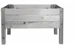 Mgc24 - Hochbeet Massiv F&uuml;r Kinder 79x40x50cm Kiefernholz Anthrazit