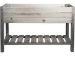 Mgc24 Hochbeet Massiv L 118x40x78cm Kiefernholz Anthrazit