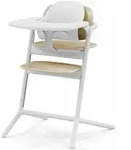 Cybex - Hochstuhl Evolution&auml;r - 3-in-1-set - Lemo 2 - Wei&szlig;/holz - H&ouml;hen- Und