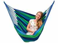 XXL Hanging Seat HMG-26 Blue and Green Stripes - bunt