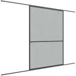 Primaster - Insektenschutz-schiebet&uuml;r Anthrazit 120x240cm Fliegengitter